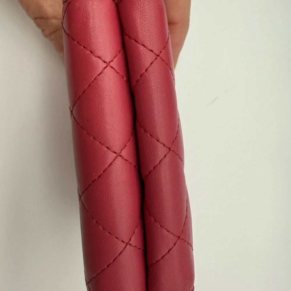 CHANEL Matelasse Classic Small Flap Wallet Tri-fold Pink - Picture 7 of 15